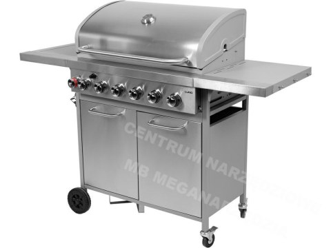 LUND Grill gazowy 6+1 żeliwny ruszt, 18.2KW LUND Grill gazowy 6+1 żeliwny ruszt, 18.2KW