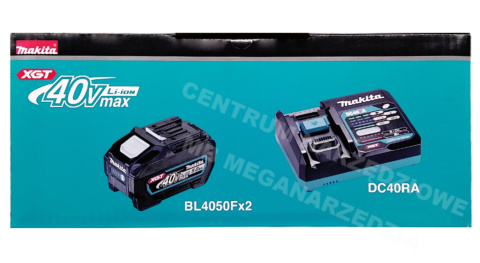 MAKITA Zestaw zasilający XGT 1911V6-0: 2x Akumulator BL4050F + Ładowarka DC40RA MAKITA Zestaw zasilający XGT 1911V6-0: 2x Akumulator BL4050F + Ładowarka DC40RA