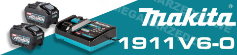 MAKITA Zestaw zasilający XGT 1911V6-0: 2x Akumulator BL4050F + Ładowarka DC40RA MAKITA Zestaw zasilający XGT 1911V6-0: 2x Akumulator BL4050F + Ładowarka DC40RA