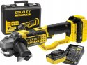 STANLEY Angle Grinder 18V 125mm 2 x 4.0Ah FMC761M2