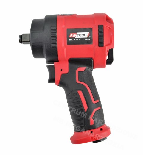 AWTOOLS 1/2" 1200Nm Mini Black Line Pneumatic Impact Wrench AWTOOLS 1/2" 1200Nm Mini Black Line Pneumatic Impact Wrench