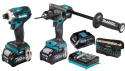 MAKITA ZESTAW COMBO 40Vmax XGT (TD001G+HP001G) 2x4,0Ah +ADP010 +TORBA MAKITA