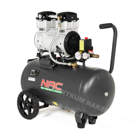 NAC Sprężarka bezolejowa 50L 1,5kW 8 BAR NAC Sprężarka bezolejowa 50L 1,5kW 8 BAR