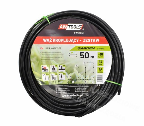 AWTOOLS Drip hose set 50m