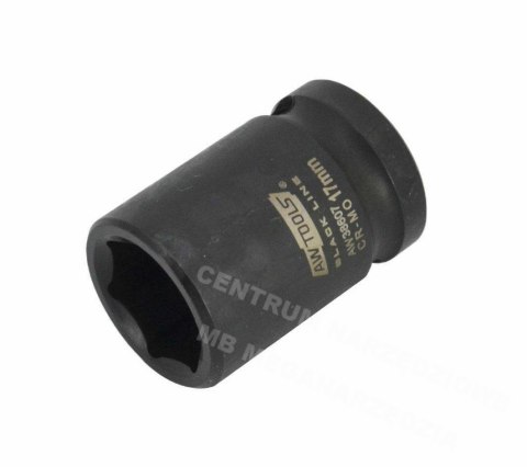 AWTOOLS Hex Impact Socket 1/2" Short 30mm BLACK LINE