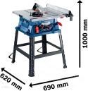 BOSCH Pilarka stołowa 1800W GTS 254 +STOJAK