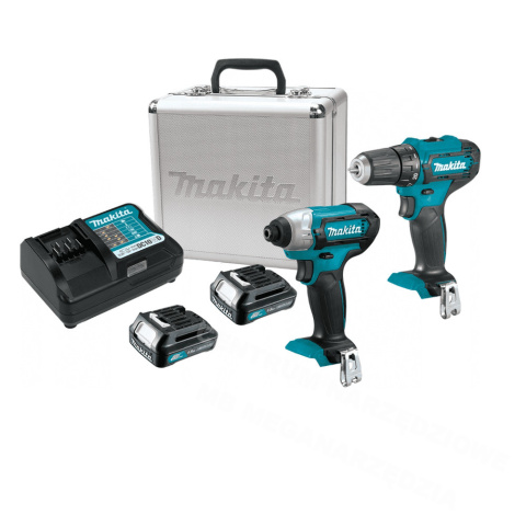 MAKITA Screwdriver and Impact Driver Combo Set 12V CLX224X (DF333D+TD110D) 2x1.5Ah MAKITA Screwdriver and Impact Driver Combo Set 12V CLX224X (DF333D+TD110D) 2x1.5Ah