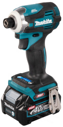 MAKITA Zestaw COMBO 40Vmax XGT Wkrętarka+Zakrętarka+Szlifierka kątowa (GA005G+DF001G+TD001G) 2x4,0Ah 2xMAKPAC DK0125G301